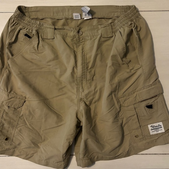 Bimini Bay Other - Bimini Bay Outfitters Cargo Shorts Men’s 38 Khaki Nylon Outdoor Fishing Hiking
